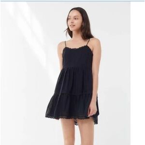 Urban Outfitters Hanna Scallop Babydoll Dress